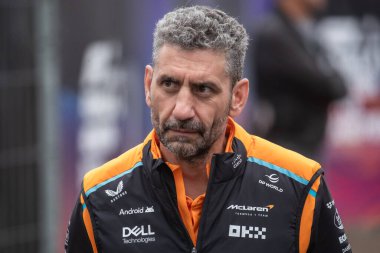 Zandvoort, Hollanda. 22-25 Ağustos 2024. Formula 1 Heineken Hollanda Grand Prix 'si. Cuma, bedava antrenman. Andrea Stella, Tram Müdürü Mclaren..