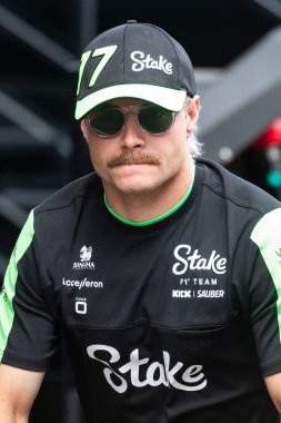 Zandvoort, Hollanda. 22-25 Ağustos 2024. Formula 1 Heineken Hollanda Grand Prix 'si. Perşembe, şoförler geliyor. Valtteri BOTTAS, FIN, Stake F1 Ekibi Tekme Sauber.