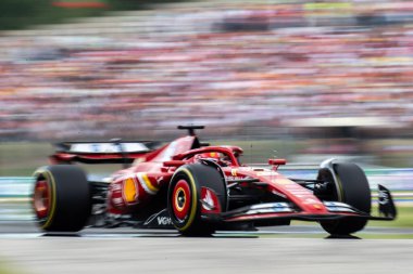 Budapeşte, Macaristan. Macar Pisti. 21 Temmuz 2024. Formula 1 Dünya Şampiyonu. Macaristan Grand Prix 'si. Yarış. # 16, Charles LECLERC, MCO, Scuderia Ferrari Takımı, SF24, 4. sıra.