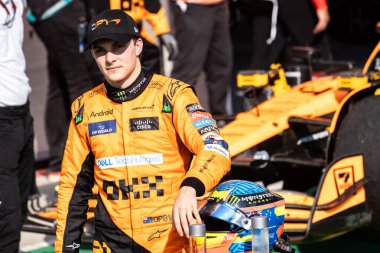 Budapeşte, Macaristan. Macar Pisti. 21 Temmuz 2024. Formula 1 Dünya Şampiyonu. Macaristan Grand Prix 'si. Yarış. # 81, Oscar PIASTRI, AUS, McLaren F1 Team, MCL38, Mercedes motoru, yarışı kazanan.