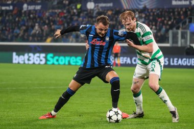 Bergamo, İtalya. 23 Ekim 2024. UEFA Şampiyonlar Ligi. Atalanta BC, Celtic FC 'ye karşı. Mateo Retegui, Atalanta.