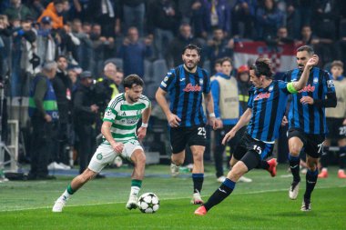 Bergamo, İtalya. 23 Ekim 2024. UEFA Şampiyonlar Ligi. Atalanta BC, Celtic FC 'ye karşı 0-0. Nicolas Kuhn, Kelt.