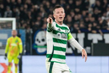 Bergamo, İtalya. 23 Ekim 2024. UEFA Şampiyonlar Ligi. Atalanta BC, Celtic FC 'ye karşı 0-0. Callum Mcgregor, Kelt.