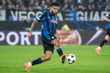 Bergamo, İtalya. 23 Ekim 2024. UEFA Şampiyonlar Ligi. Atalanta BC, Celtic FC 'ye karşı 0-0. Ederson, Atalanta.