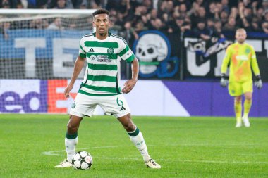 Bergamo, İtalya. 23 Ekim 2024. UEFA Şampiyonlar Ligi. Atalanta BC, Celtic FC 'ye karşı 0-0. Auston Güvenilir, Kelt.