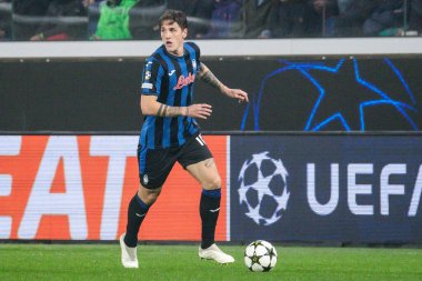 Bergamo, Italy. 23 October 2024. UEFA Champions League. Atalanta BC vs Celtic FC 0-0. Nicolo Zaniolo, Atalanta. clipart