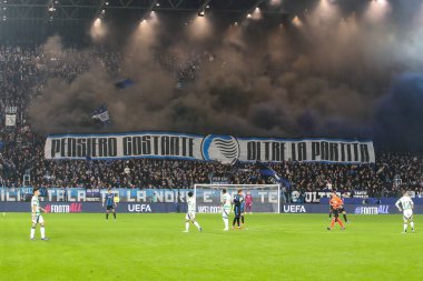 Bergamo, İtalya. 23 Ekim 2024. UEFA Şampiyonlar Ligi. Atalanta BC Celtic FC 'ye karşı.