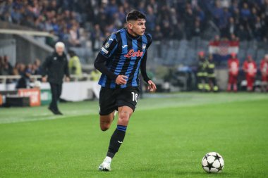 Bergamo, İtalya. 23 Ekim 2024. UEFA Şampiyonlar Ligi. Atalanta BC, Celtic FC 'ye karşı. Raoul Bellanova, Atalanta.