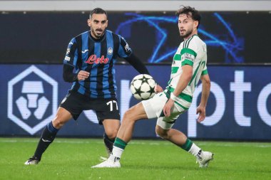 Bergamo, İtalya. 23 Ekim 2024. UEFA Şampiyonlar Ligi. Atalanta BC, Celtic FC 'ye karşı 0-0. Davide Zappacosta, Atalanta.