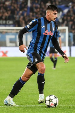 Bergamo, İtalya. 23 Ekim 2024. UEFA Şampiyonlar Ligi. Atalanta BC, Celtic FC 'ye karşı 0-0. Raoul Bellanova, Atalanta.
