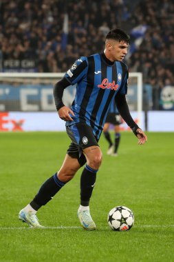 Bergamo, İtalya. 23 Ekim 2024. UEFA Şampiyonlar Ligi. Atalanta BC, Celtic FC 'ye karşı. Raoul Bellanova, Atalanta.