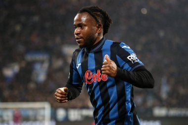 Bergamo, İtalya. 23 Ekim 2024. UEFA Şampiyonlar Ligi. Atalanta BC, Celtic FC 'ye karşı. Ademola Lookman, Atalanta.