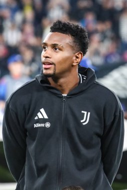 Torino, İtalya. 22 Ekim 2024. UEFa Şampiyonlar Ligi 2024-25. Juventus, VfB Stuttgart 'a karşı 0-1. Juan Cabal, Juventus.