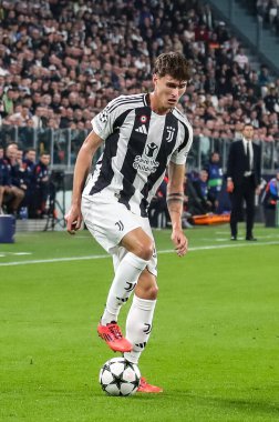 Torino, İtalya. 22 Ekim 2024. UEFA Şampiyonlar Ligi 2024-25. Juventus, VfB Stuttgart 'a karşı 0-1. Thiago Motta, Koç Juventus..