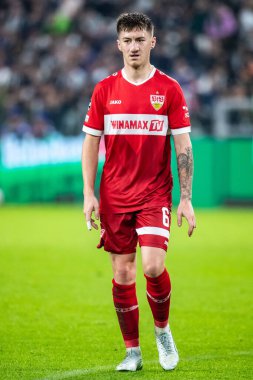 Torino, İtalya. 22 Ekim 2024. UEFa Şampiyonlar Ligi 2024-25. Juventus, VfB Stuttgart 'a karşı 0-1. Angelo Stiller, Stutgart.