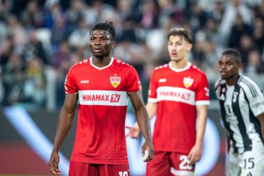 Torino, İtalya. 22 Ekim 2024. UEFa Şampiyonlar Ligi 2024-25. Juventus, VfB Stuttgart 'a karşı 0-1. Mattia Perin, kaleci Juventus..