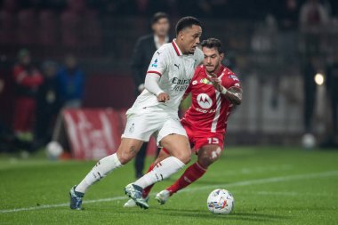 Monza, İtalya. 02-11-2024. U-Power Stadyumu. İtalyan Serisi A futbol şampiyonası 2024-25. Monza Milan 'a karşı 0-1. Noah Okafor, Milano.