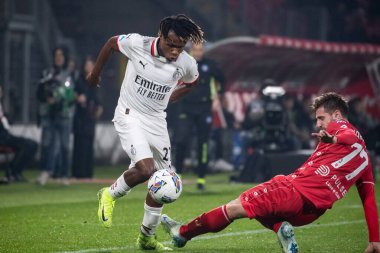 Monza, İtalya. 02-11-2024. U-Power Stadyumu. İtalyan Serisi A futbol şampiyonası 2024-25. Monza Milan 'a karşı 0-1. Samuel Chukwueze, Milan.