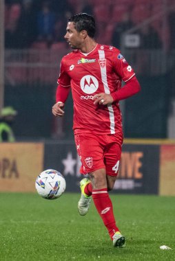 Monza, İtalya. 02-11-2024. U-Power Stadyumu. İtalyan Serisi A futbol şampiyonası 2024-25. Monza Milan 'a karşı 0-1. Domenico Izzo, Monza.