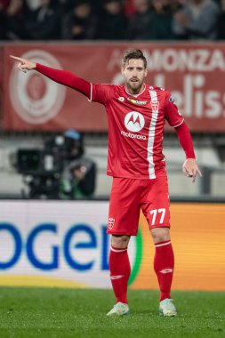 Monza, İtalya. 02-11-2024. U-Power Stadyumu. İtalyan Serisi A futbol şampiyonası 2024-25. Monza Milan 'a karşı 0-1. Geirgios Kyriakopoulos, Monza.