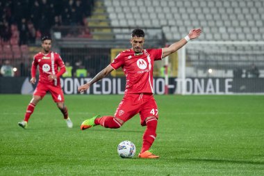 Monza, İtalya. 02-11-2024. U-Power Stadyumu. İtalyan Serisi A futbol şampiyonası 2024-25. Monza Milan 'a karşı 0-1. Dany Mota Carvalho, Monza.