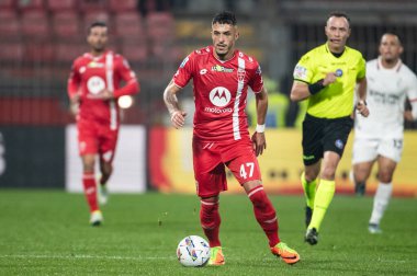 Monza, İtalya. 02-11-2024. U-Power Stadyumu. İtalyan Serisi A futbol şampiyonası 2024-25. Monza Milan 'a karşı 0-1. Dany Mota Carvalho, Monza.