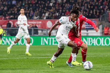 Monza, İtalya. 02-11-2024. U-Power Stadyumu. İtalyan Serisi A futbol şampiyonası 2024-25. Monza Milan 'a karşı 0-1. Samuel Chukwueze, Milan.