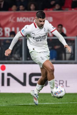 Monza, İtalya. 02-11-2024. U-Power Stadyumu. İtalyan Serisi A futbol şampiyonası 2024-25. Monza Milan 'a karşı 0-1. Alvaro Morata, Milan.