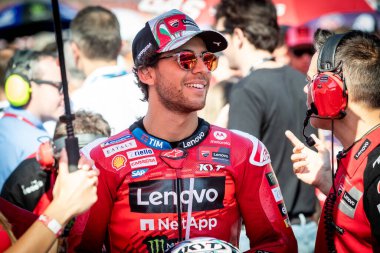 Misano Adriatico, Rimini. 21-22 Eylül 2024. Emilia-Romagna Gran Prix 'si. # 23 numara Enea Bastianini, Ducati Lenovo Takımı.