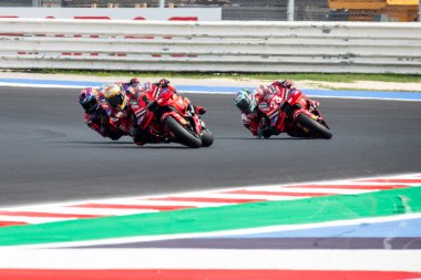 Misano Adriatico, Rimini. 21-22 Eylül 2024. Emilia-Romagna Gran Prix 'si. # 1 Francesco Bagnaia, Ducati Lenovo Takımı.