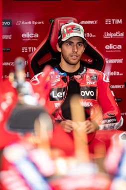 Misano Adriatico, Rimini. 21-22 Eylül 2024. Emilia-Romagna Gran Prix 'si. # 23 numara Enea Bastianini, Ducati Lenovo Takımı.