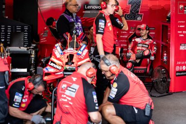 Misano Adriatico, Rimini. 21-22 Eylül 2024. Emilia-Romagna Gran Prix 'si. # 1 Francesco Bagnaia, Ducati Lenovo Takımı.