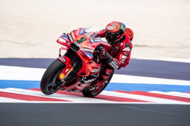 Misano Adriatico, Rimini. 21-22 Eylül 2024. Emilia-Romagna Gran Prix 'si. # 1 Francesco Bagnaia, Ducati Lenovo Takımı.