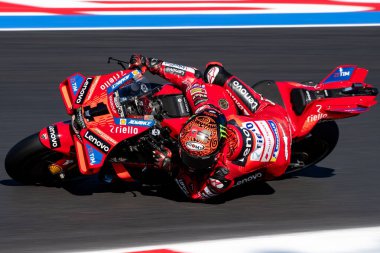 Misano Adriatico, Rimini. 21-22 Eylül 2024. Emilia-Romagna Gran Prix 'si. # 1 Francesco Bagnaia, Ducati Lenovo Takımı.