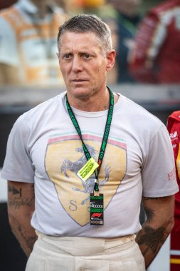 Yas Adası, Abu Dabi. 6-8 Aralık 2024. F1 Abu Dabi Grand Prix 'si. Yönetici Lapo Elkann, başlangıç ızgarasında görüldü.