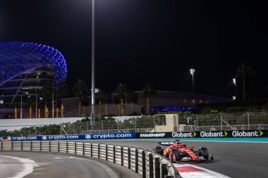 Yas Adası, Abu Dabi. 6-8 Aralık 2024. F1 Abu Dabi Grand Prix 'si. Charles Leclerc, Ferrari.
