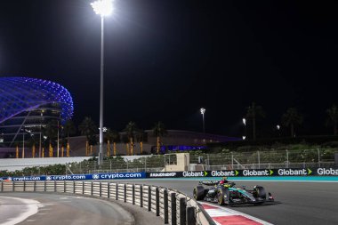 Yas Adası, Abu Dabi. 6-8 Aralık 2024. F1 Abu Dabi Grand Prix 'si. Lewis Hamilton, Mercedes.