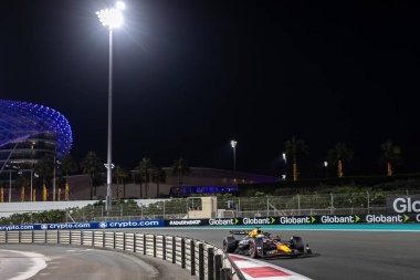 Yas Adası, Abu Dabi. 6-8 Aralık 2024. F1 Abu Dabi Grand Prix 'si. Max Verstappen, Kızıl Boğa.