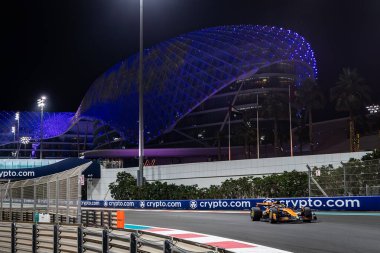 Yas Adası, Abu Dabi. 6-8 Aralık 2024. F1 Abu Dabi Grand Prix 'si. Oscar Piastri, Mclaren.