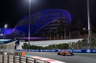 Yas Adası, Abu Dabi. 6-8 Aralık 2024. F1 Abu Dabi Grand Prix 'si. Carlos Sainz, Ferrari.