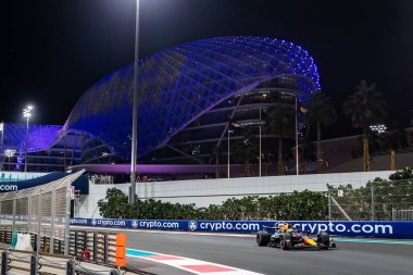 Yas Adası, Abu Dabi. 6-8 Aralık 2024. F1 Abu Dabi Grand Prix 'si. Max Verstappen, Kızıl Boğa.