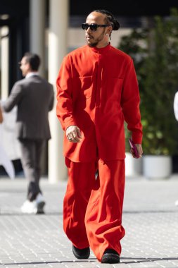 Yas Adası, Abu Dabi. 6-8 Aralık 2024. F1 Abu Dabi Grand Prix 'si. Lewis Hamilton, Mercedes.