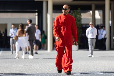 Yas Adası, Abu Dabi. 6-8 Aralık 2024. F1 Abu Dabi Grand Prix 'si. Lewis Hamilton, Mercedes.