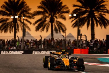 Yas Adası, Abu Dabi. 6-8 Aralık 2024. F1 Abu Dabi Grand Prix 'si. Lando Norris, Mclaren..