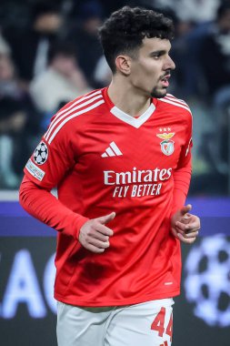 Torino, İtalya. 29 Ocak 2025. UEFA Şampiyonlar Ligi. Juventus Benfica 'ya karşı 0-2. Tomas Araujo, Benfica.