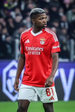 Torino, İtalya. 29 Ocak 2025. UEFA Şampiyonlar Ligi. Juventus Benfica 'ya karşı 0-2. Florentino, Benfica.