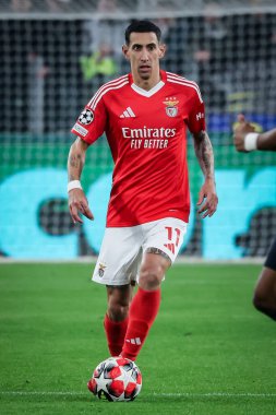 Torino, İtalya. 29 Ocak 2025. UEFA Şampiyonlar Ligi. Juventus Benfica 'ya karşı 0-2. Melek Di Maria, Benfica.