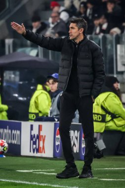 Torino, İtalya. 29 Ocak 2025. UEFA Şampiyonlar Ligi. Juventus Benfica 'ya karşı 0-2. Bruno Lage, Koç Benfica..