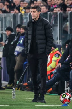 Torino, İtalya. 29 Ocak 2025. UEFA Şampiyonlar Ligi. Juventus Benfica 'ya karşı 0-2. Bruno Lage, Koç Benfica..