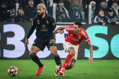 Torino, İtalya. 29 Ocak 2025. UEFA Şampiyonlar Ligi. Juventus Benfica 'ya karşı 0-2. Douglas Luiz, Juventus.